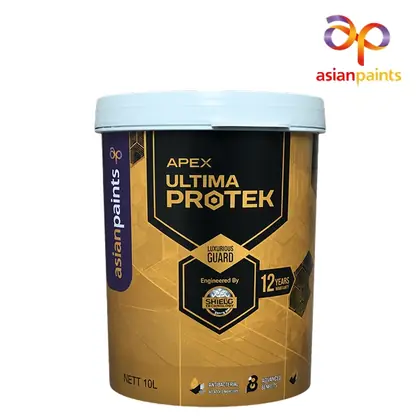 Asian Paints Apex Ultima Protek Ultra-Premium Exterior Emulsion, Base White