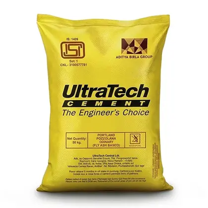 Ultratech PPC Cement, 50 Kg Bag