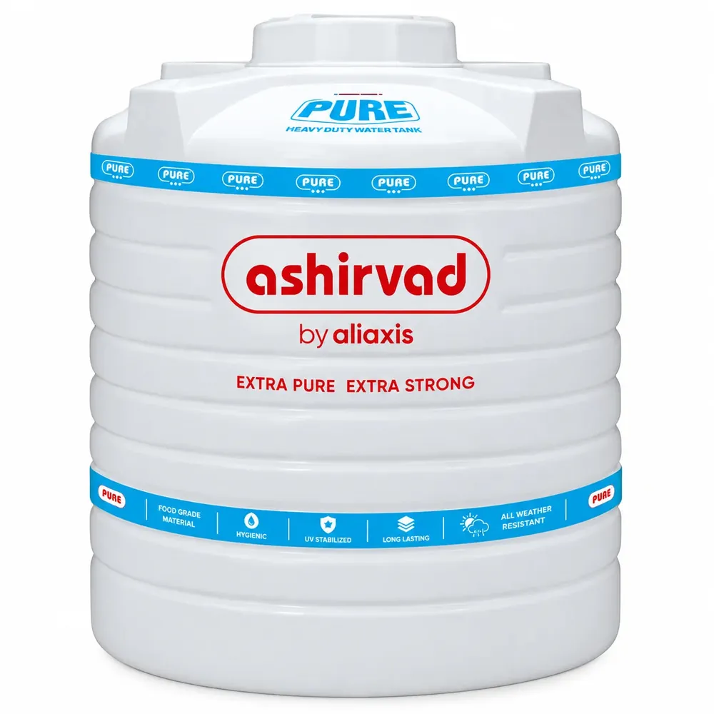 Ashirvad 3 Layer Overhead Tank, White