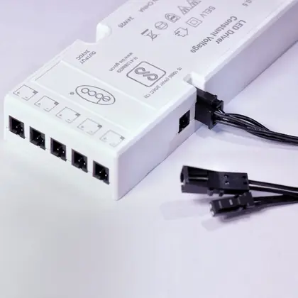 Ebco Light Adapter Series 2, 24V 24W Power Supply Unit for LED Lights, PSU2-2424-WH