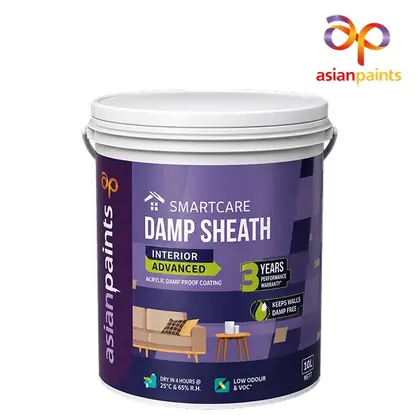 Asian Paints SmartCare Damp Sheath Interior Advanced Waterproofing Primer, 20L