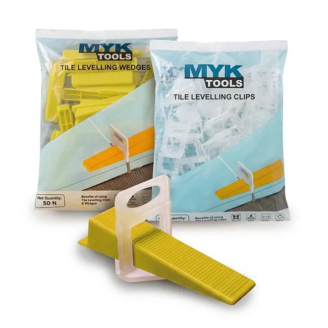MYK Laticrete Tile Levelling Clips with Wedges - Pack of 50