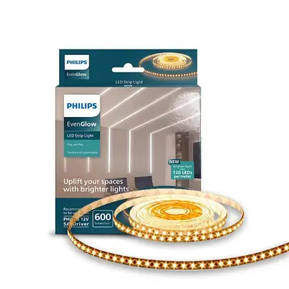 Philips EvenGlow 120 LEDs/Meter Strip Light, 5m