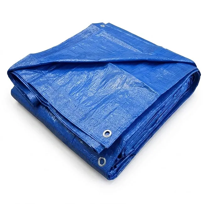 Blue Tarpaulin (Tirpal), 110 GSM, Waterproof Protective Sheet