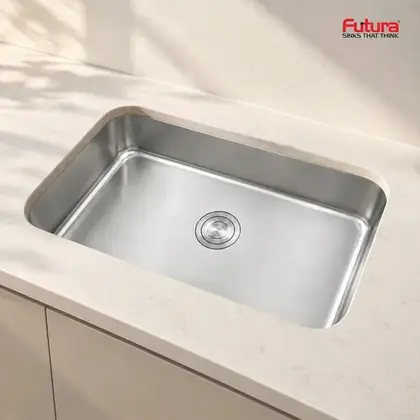 Futura Undermount Series SS Sink,  FS 503 (31 x 18 x 9 Inch)