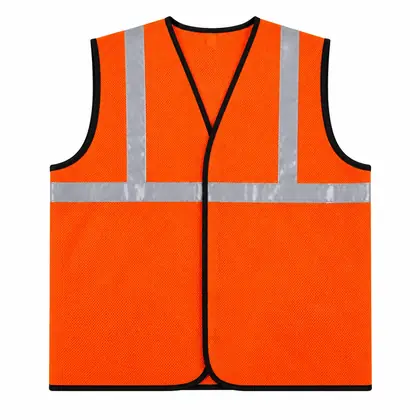 Evion Reflective Safety Jacket 1" (Net and Fabric) – 50GSM