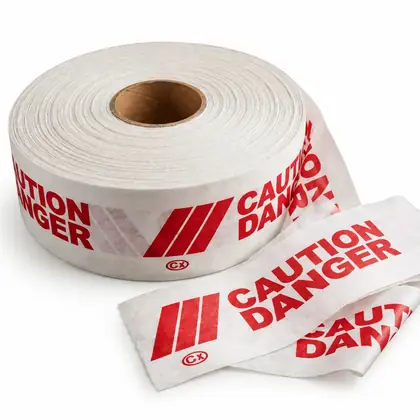 Barricade Caution Tape, Non-Adhesive High-Visibility