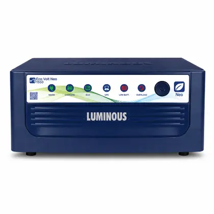 Luminous Eco Volt Neo 1550 Pure Sine Wave Inverter, 3 Year Warranty