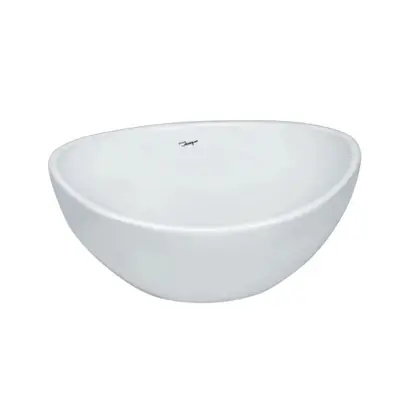 Jaquar Continental Table Top Basin | White, 425x340x175mm | CNS-WHT-903