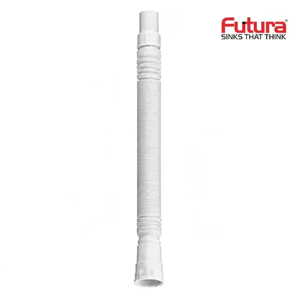 Futura Waste Pipe | Flexible PVC, Heavy Duty, With PVC Chuck Nut