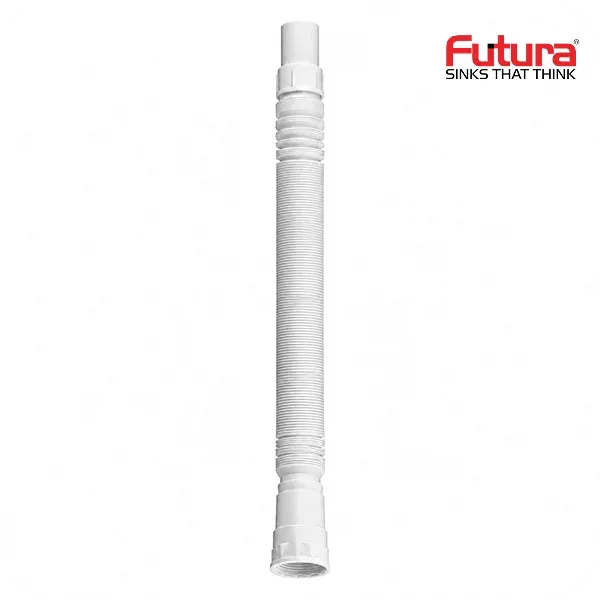 Futura Waste Pipe | Flexible PVC, Heavy Duty, With PVC Chuck Nut