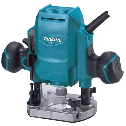 Makita Plunge Router, 900W, 6mm/8mm Collet, 35mm Plunge - M3601B