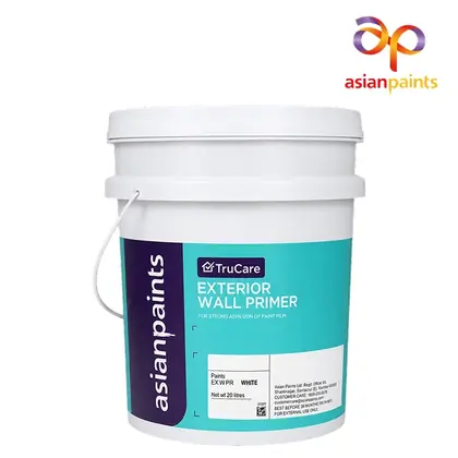 Asian Paints TruCare Exterior Wall Primer, Water Thinnable, 20L