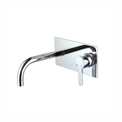 Jaquar Fusion Wall Mounted Single Lever Basin Mixer, FUS-CHR-29233NK