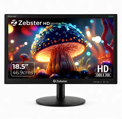 Zebster by Zebronics Zeb-V19HD 18.5 Inch LED Monitor