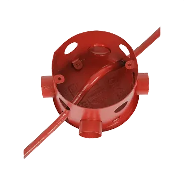 VIP Metal Fan Box, 19mm (0.75"), Powder Coated, Red