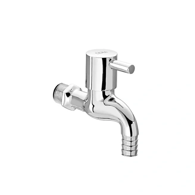 Cera Garnet Bib Cock with Wall Flange and Nozzle, F2002153