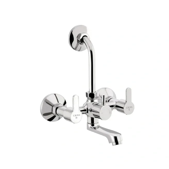 Cera Victor Wall Mixer with Bend Pipe for Overhead Shower, F1015401