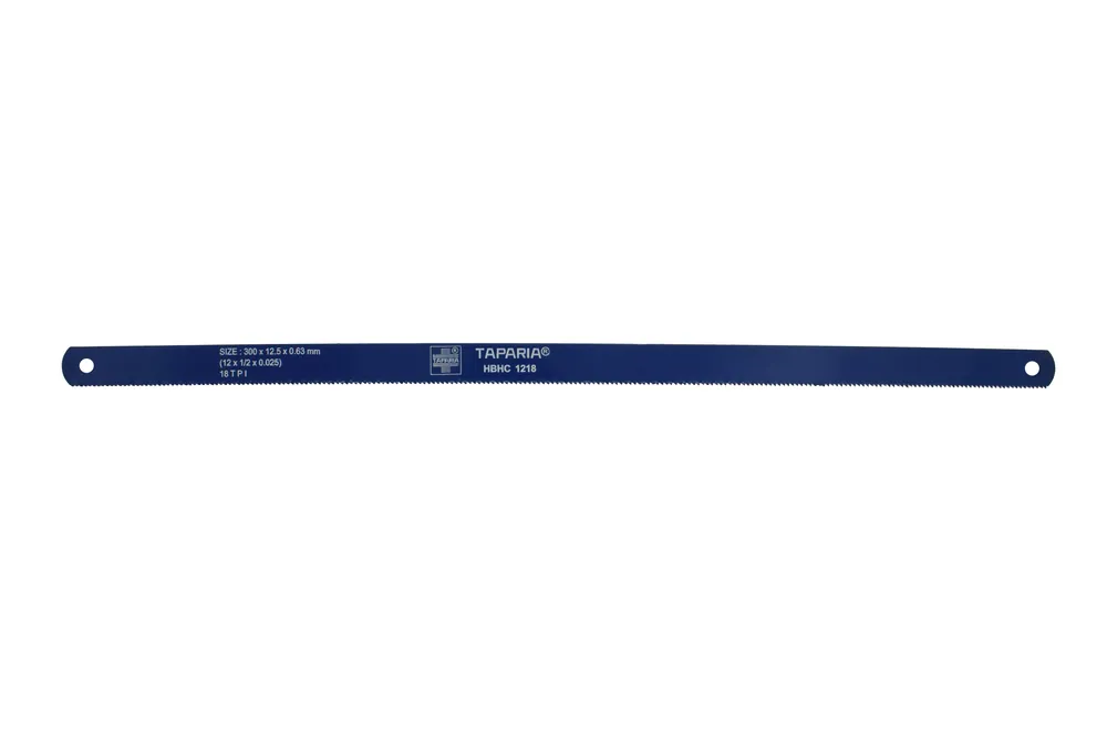 Taparia Carbon Steel All Hard Hacksaw Blade - 18 TPI - HBHC1218