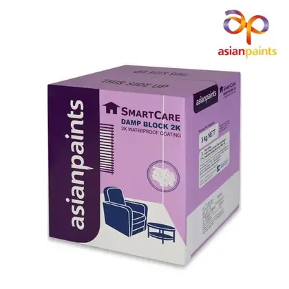 Asian Paints SmartCare Dampblock 2K Waterproof Coating, 3KG