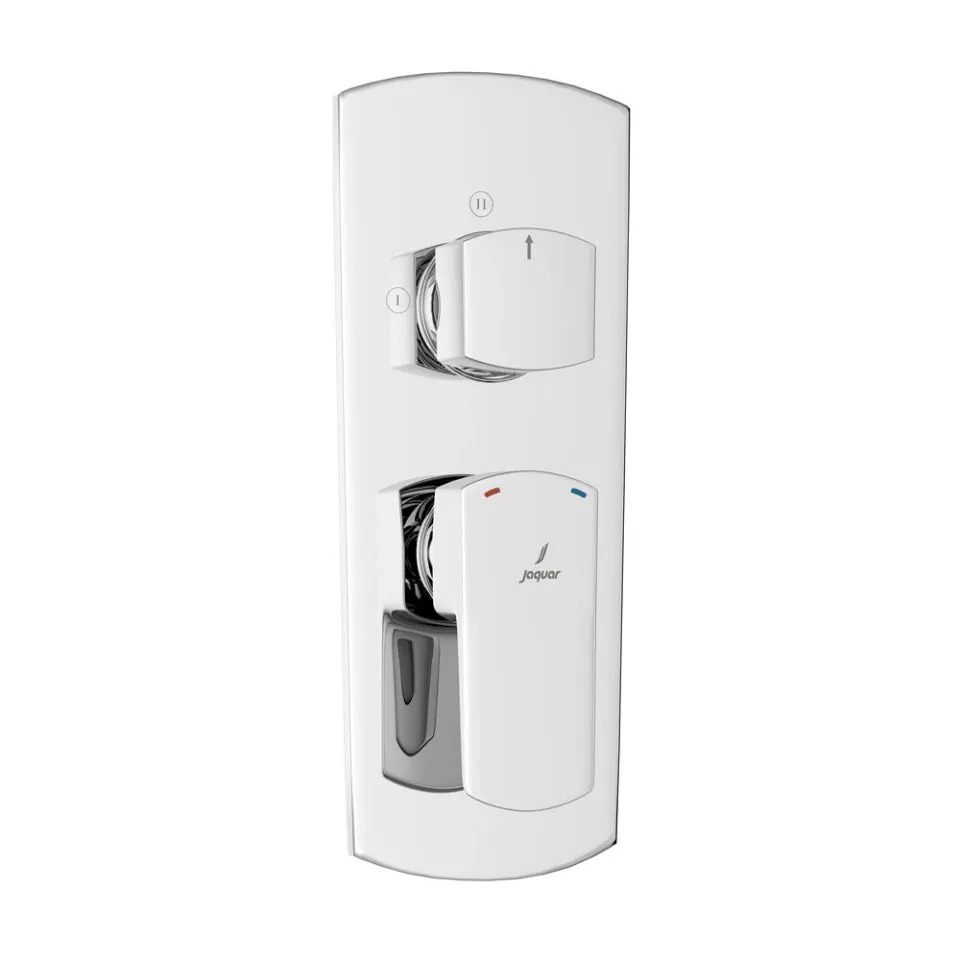 Jaquar Aquamax Single Lever Shower Mixer Exposed Kit, 3-Way Diverter, Chrome Finish - KUP-CHR-35783NKPM
