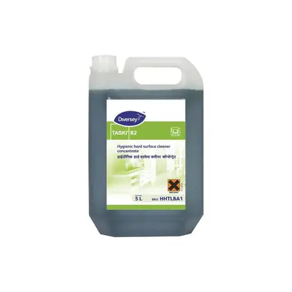 Diversey TASKI R2 Hard Surface Cleaner cum Sanitiser Concentrate 5L | Floors, Walls & All Surfaces
