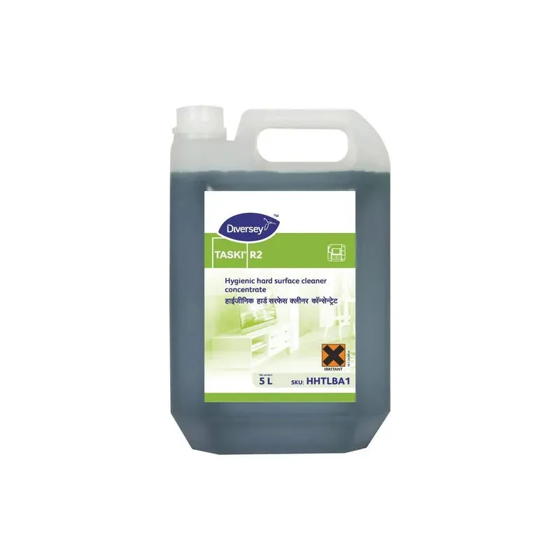 Diversey TASKI R2 Hard Surface Cleaner cum Sanitiser Concentrate 5L | Floors, Walls & All Surfaces
