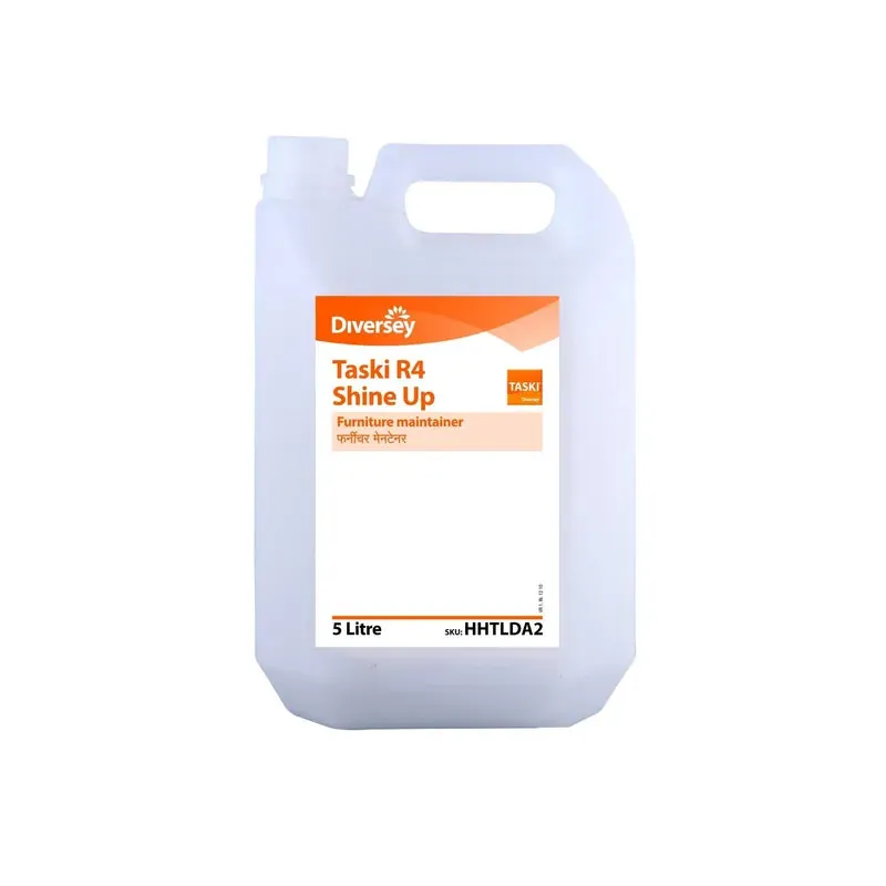 Diversey TASKI R4 Shine Up Wooden Furniture Polish & Maintainer 5L | Professional Housekeeping