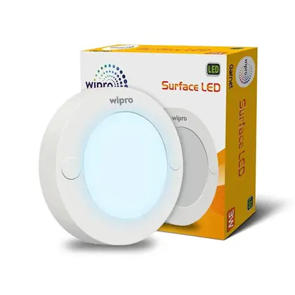 Wipro Garnet 3W Surface Cabinet Light | Striker Series