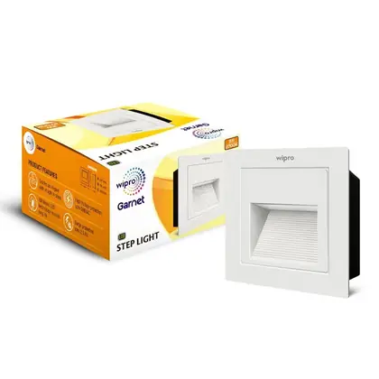 Wipro Garnet 3W LED Step Light | Warm White
