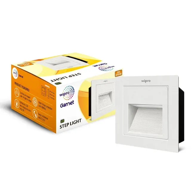 Wipro Garnet 3W LED Step Light | Warm White