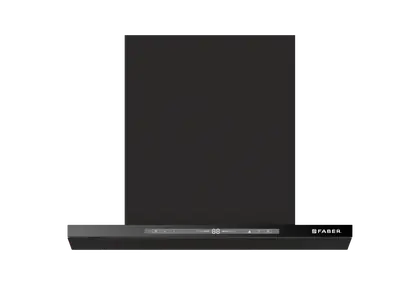 Faber Slim X Safe Filterless Autoclean BLDC Kitchen Chimney, Black | 1500 m3/hr
