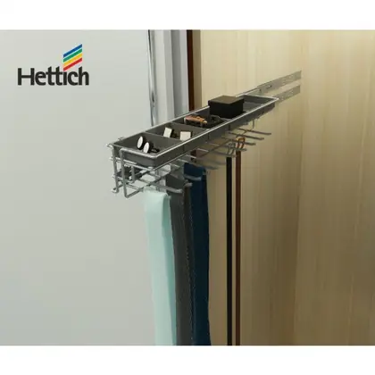 Hettich Cargo Tie & Belt Pull Out Wardrobe Accessory, 9221099