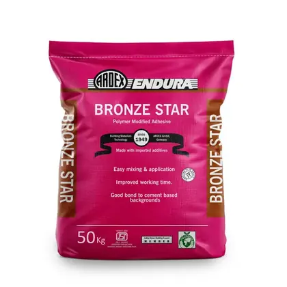 ARDEX ENDURA Bronze Star Tile Adhesive, Grey, 50Kg Bag(Project Pack)