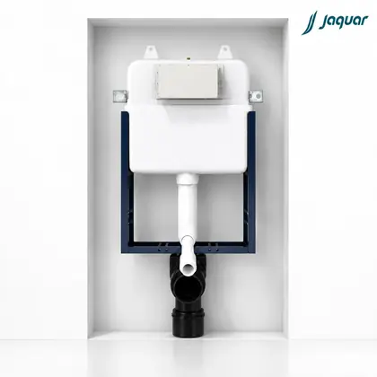 Jaquar Single Piece Slim Concealed Cistern, S-Type - Wall Hung (JCS-WHT-2400WS)