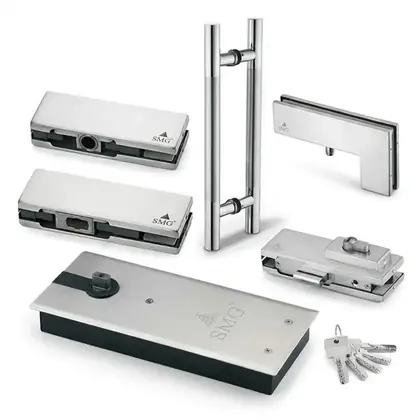 SMG Glass Door Hardware Combo Patch Set