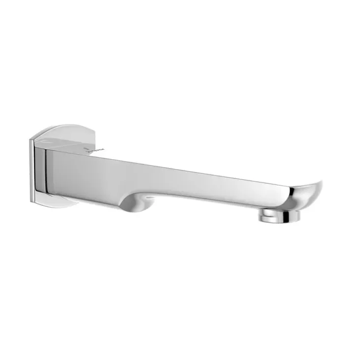 Jaquar Kubix Prime Premium Wall Mounted Bathtub Spout with Wall Flange - Chrome, SPJ-CHR-35429PM