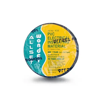 Allset Wonder PVC Electrical Insulating Tape, Single Piece