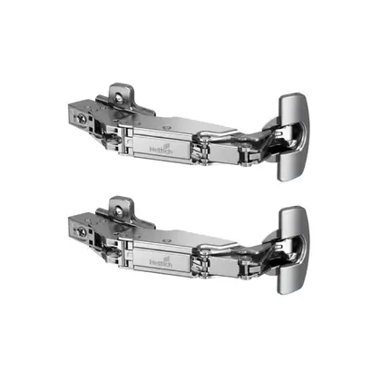 Hettich Sensys 8657i Corner 165° Zero Protrusion Soft Close Hinges, 0 Crank, 1 Set (2 Nos), 9243040