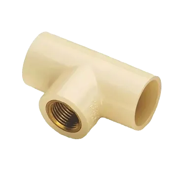 Ashirvad Flowguard Plus Brass Threaded Tee