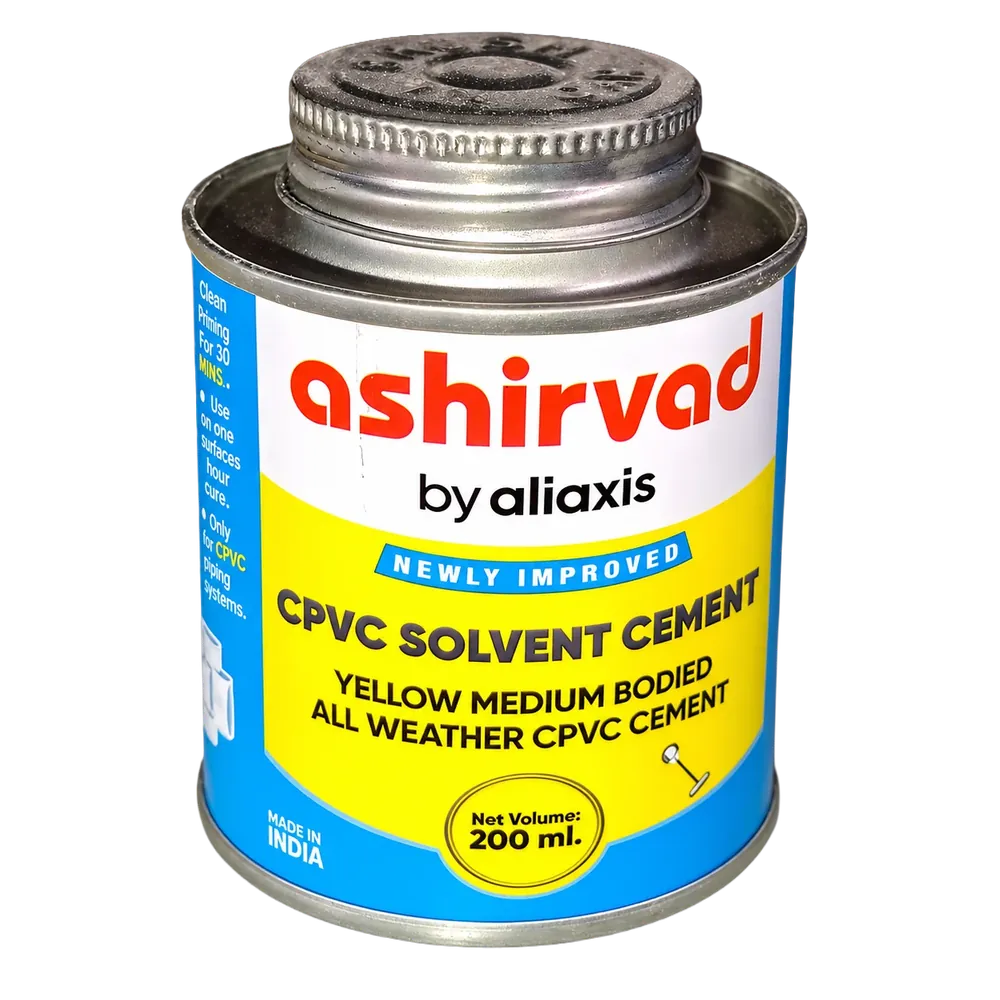 Ashirvad Flowguard Plus 1 Step CPVC Yellow Medium Solvent Cement