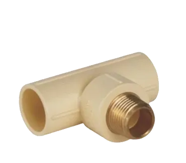 Ashirvad Flowguard Plus CPVC Brass Tee - MABT 3⁄4 x 3⁄4 x 1⁄2 inch
