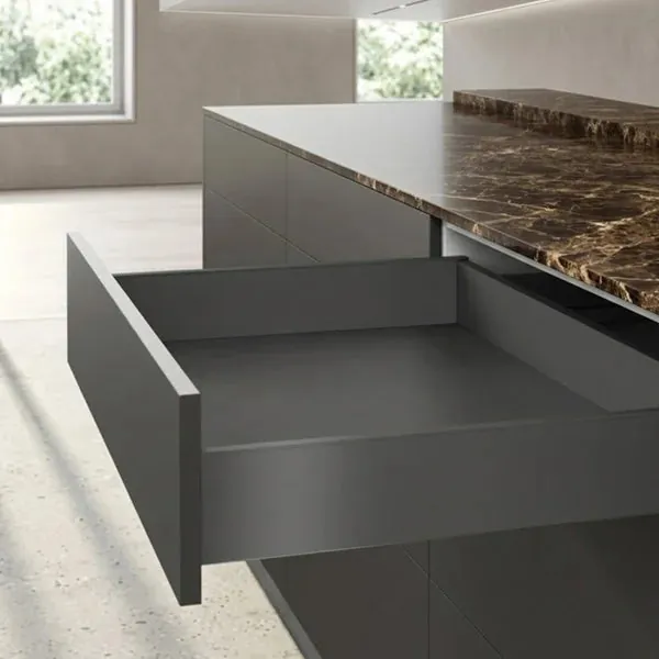 Hettich AvanTech Tandem Box Anthracite, 500mm, 30Kg, Full Set