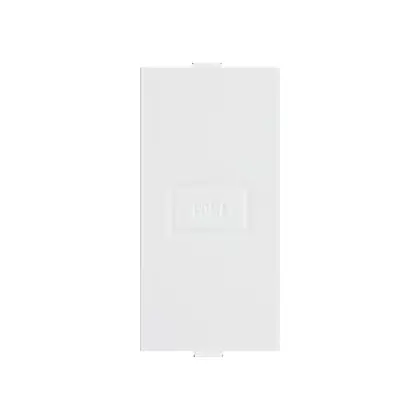 Anchor Roma Blank Plate, White, 1 Module, 1 Packet(2 nos)