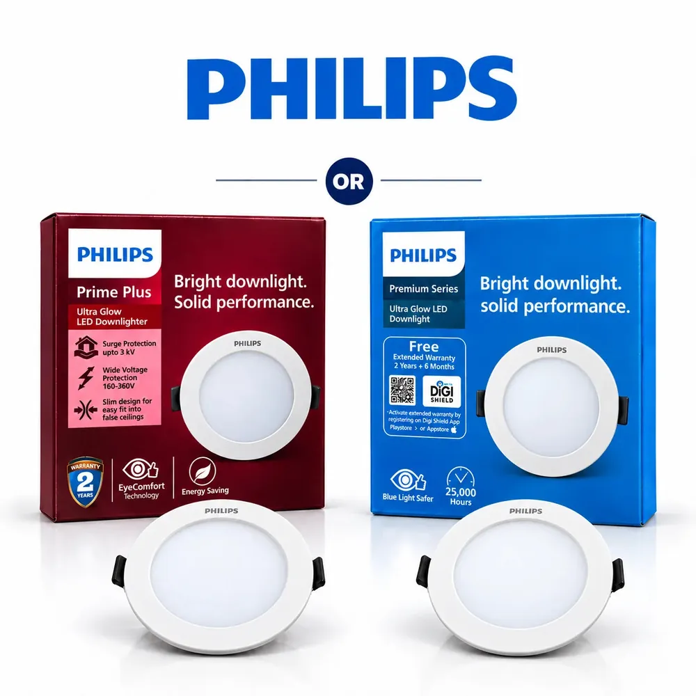 Philips Ultra Glow LED Downlight, Round